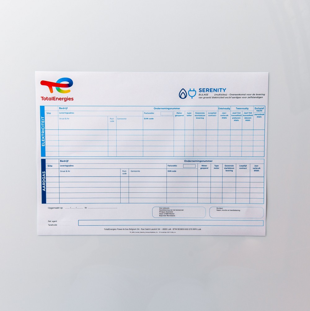 B2B Bijlage Multisites - NL